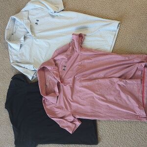 Mens Size Small Shirt Bundle Under Armor and Gap